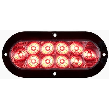 Optronics Clear Lens Red Stop/Turn/Tai Light, Hard Wired STL88RCB